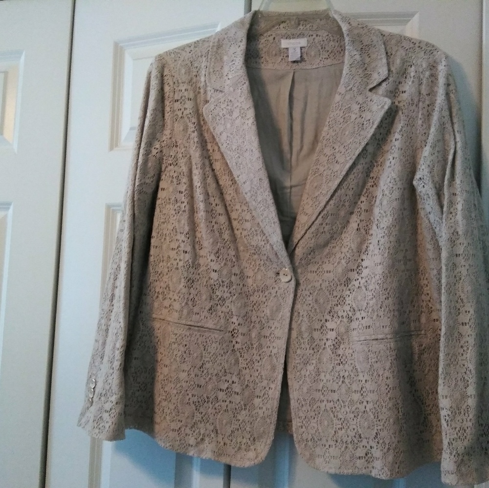 Chicos tan blazer